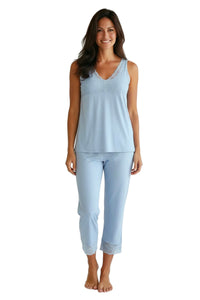 Leslie Tank Camisole Cropped Pant Set