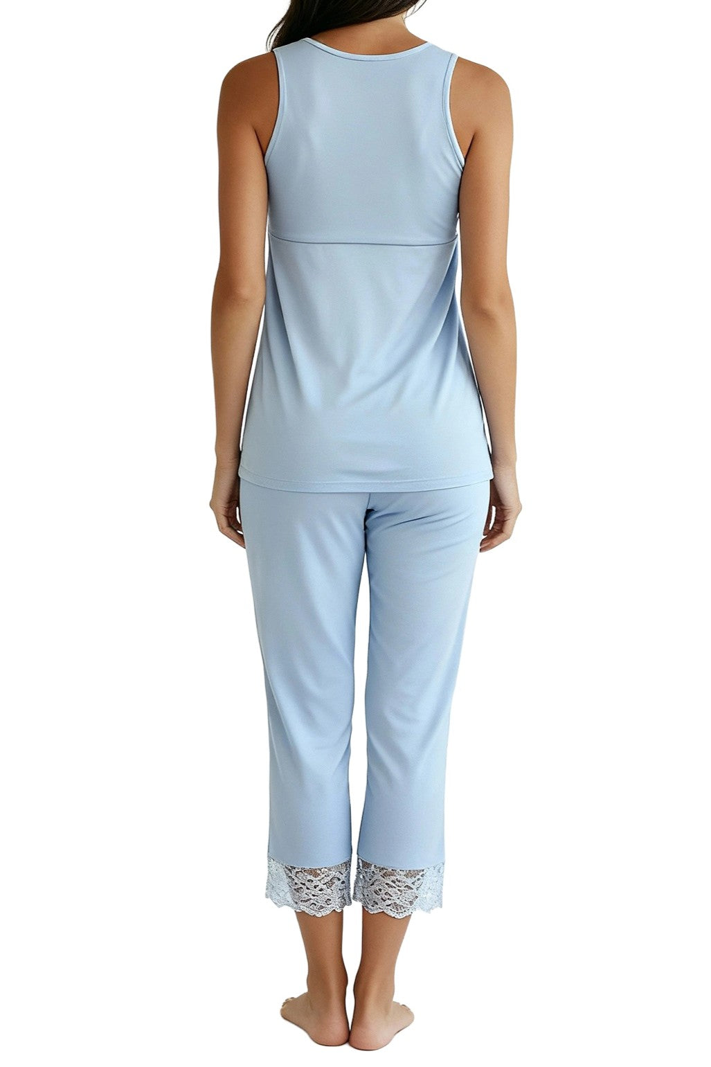 Leslie Tank Camisole Cropped Pant Set