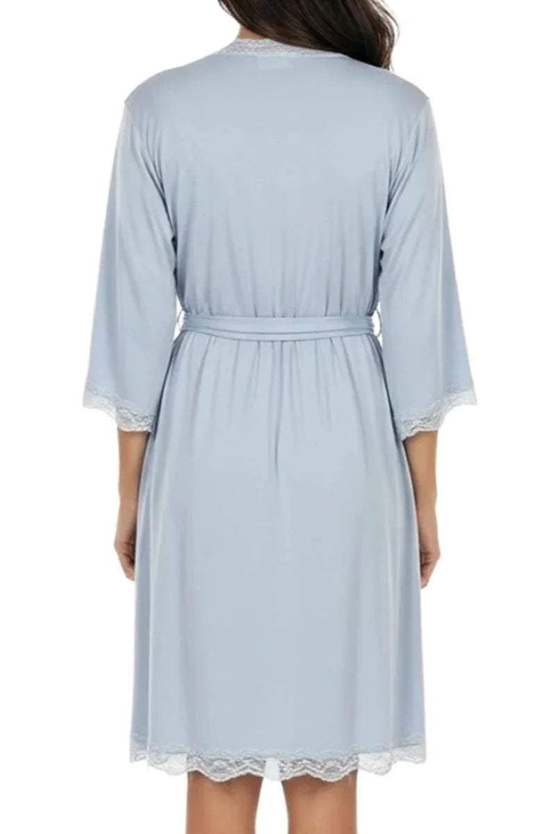Leslie Three Quarter Sleeve Robe
