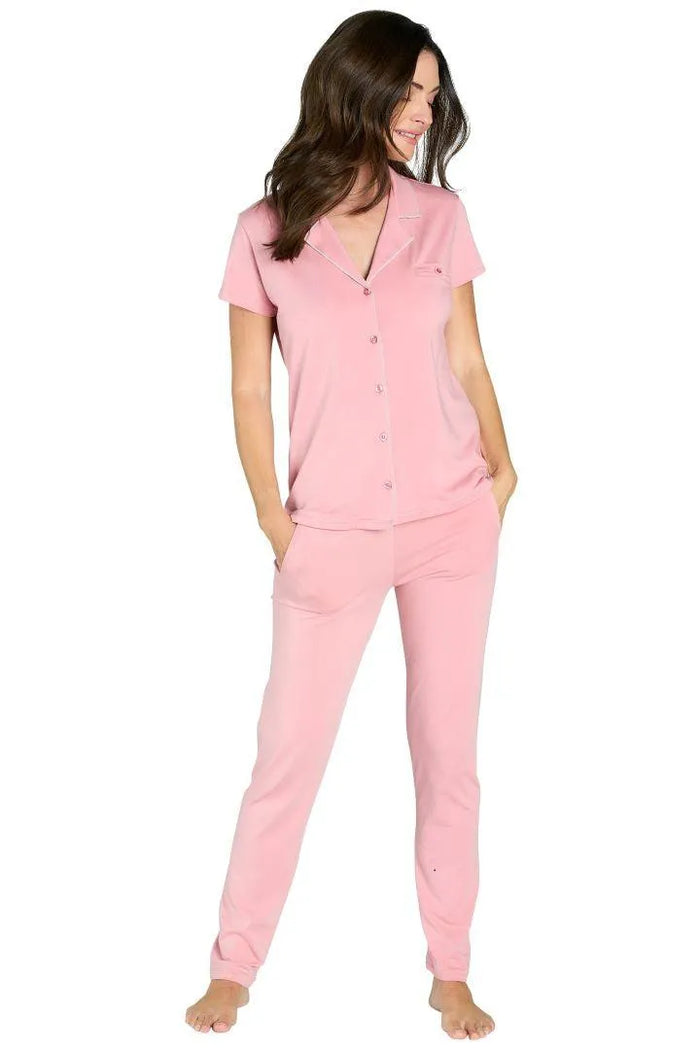 Brenda Short Sleeve PJ Set - Twelve Eighty Eight PJ Sets twelveeightyeight.com