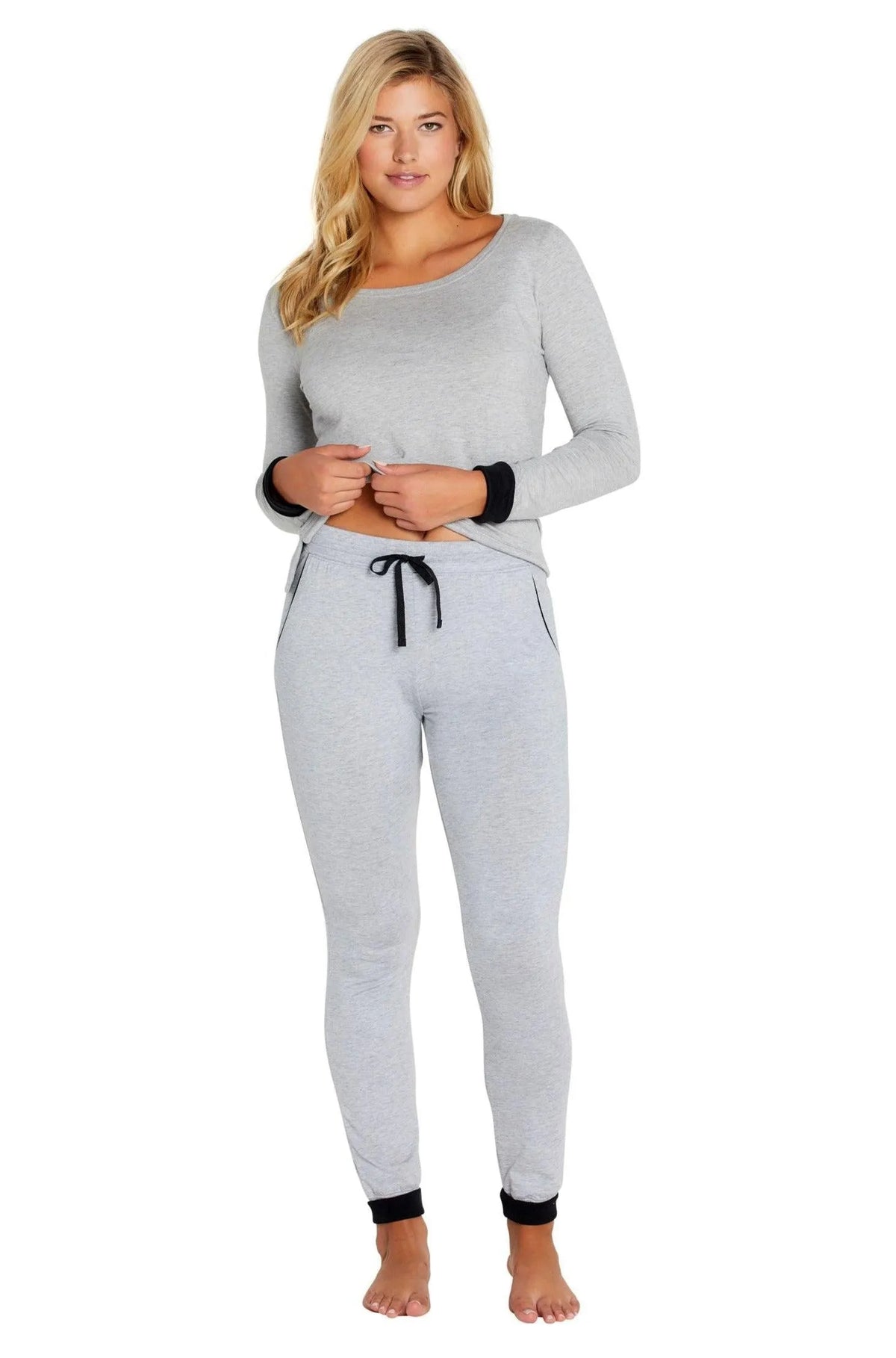 Long Sleeve Loungewear Set - Twelve Eighty Eight Loungewear twelveeightyeight.com