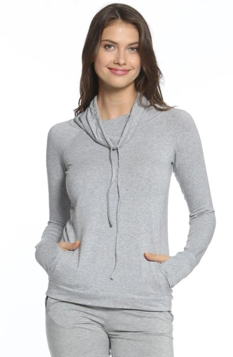 Laguna Cowl Neck Top - Sales Rack - Twelve Eighty Eight Loungewear twelveeightyeight.com