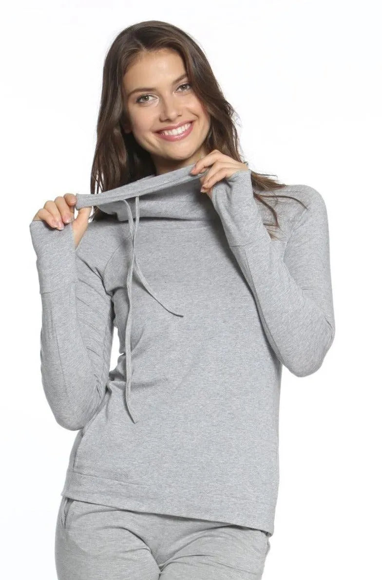 Laguna Cowl Neck Top - Sales Rack - Twelve Eighty Eight Loungewear twelveeightyeight.com