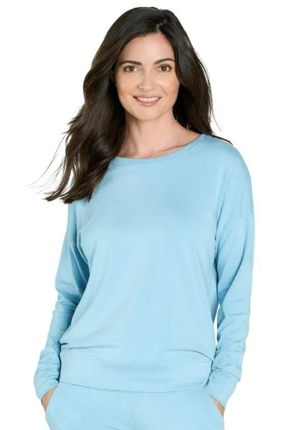 Laguna Long Sleeve Pull Over Top - Sales Rack - Twelve Eighty Eight Loungewear twelveeightyeight.com