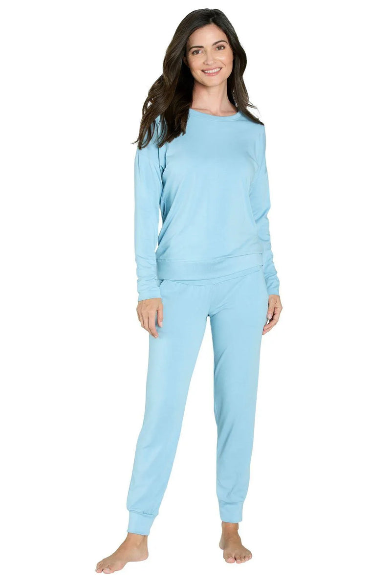 Laguna Relaxed Long Sleeve Loungewear Set - Sales Rack - Twelve Eighty Eight Loungewear twelveeightyeight.com