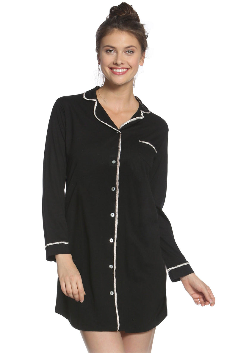 Long Sleeve Nightshirt - Twelve Eighty Eight Nightshirt twelveeightyeight.com