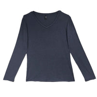 Long Sleeve V Neck Tee - Twelve Eighty Eight Layering twelveeightyeight.com