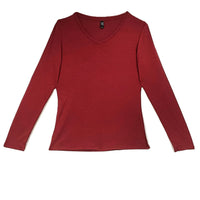 Long Sleeve V Neck Tee - Twelve Eighty Eight Layering twelveeightyeight.com