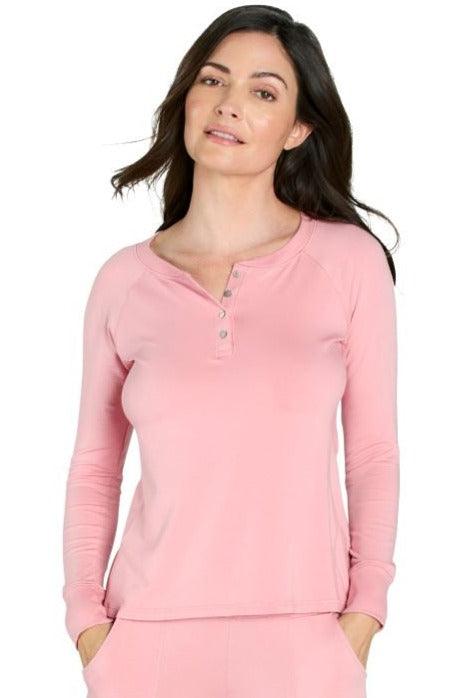 Olivia Long Sleeve Henley Tee - Sales Rack - Twelve Eighty Eight Layering twelveeightyeight.com