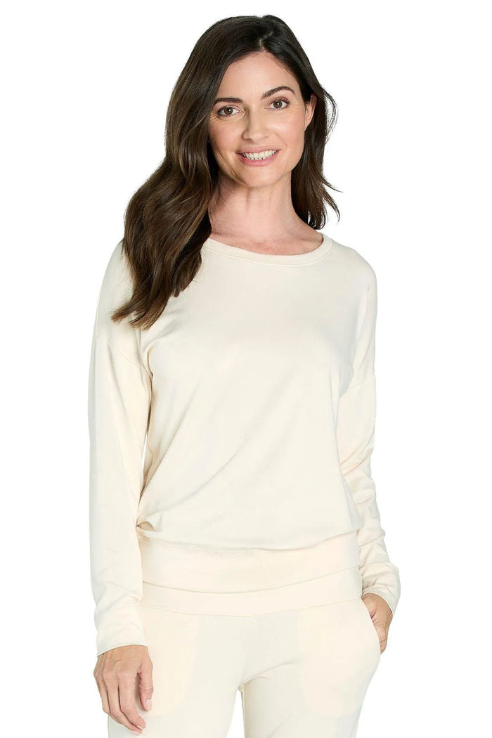 Relaxed Long Sleeve Pullover - Twelve Eighty Eight Loungewear twelveeightyeight.com