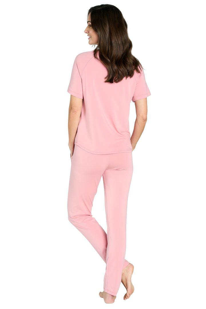 Relaxed Short Sleeve Loungewear Set - Twelve Eighty Eight Loungewear twelveeightyeight.com