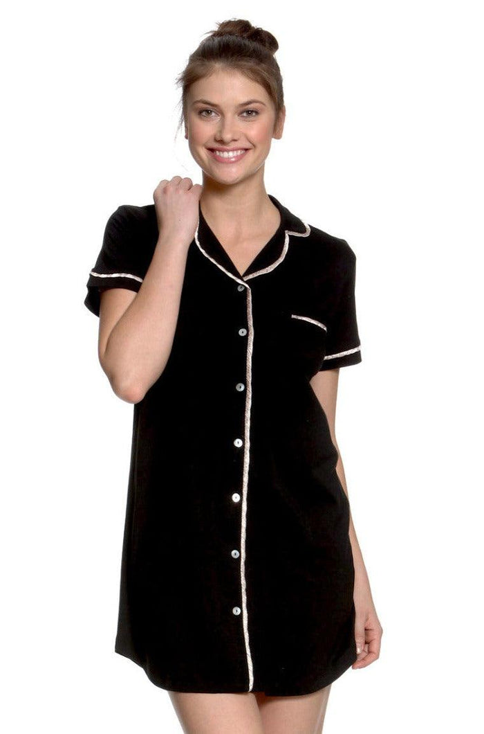 Short Sleeve Nightshirt - Twelve Eighty Eight Nightshirt twelveeightyeight.com