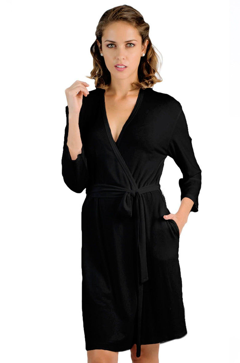 Three Quarter Sleeve Robe - Twelve Eighty Eight Robe twelveeightyeight.com